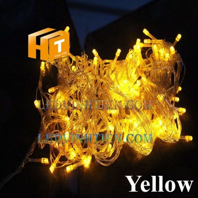 Đèn trang trí noel 5m màu vàng đậm