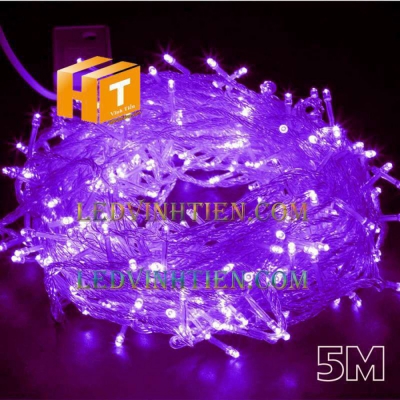 Đèn trang trí noel 5m màu tím