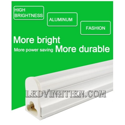 Đèn LED Tuýp T5 3 tấc 4W Liền Máng
