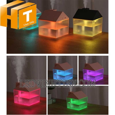 Đèn led xông tinh dầu ngôi nhà USB 250ml