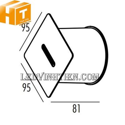 Đèn lối đi NSL2782 màu vàng Nanoco