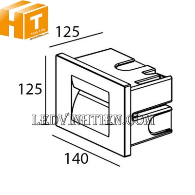 Đèn lối đi NSL1121A màu vàng Nanoco