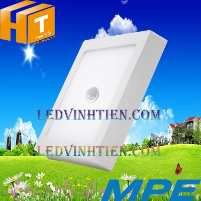 Đèn ốp nổi vuông 18w cảm biến chuyển động MPE