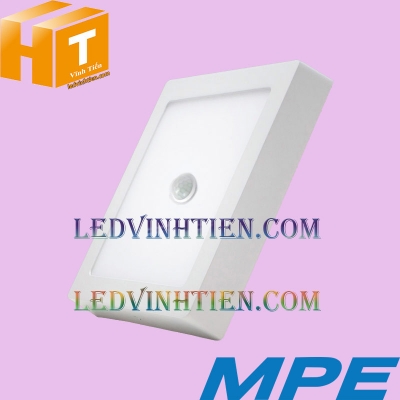 Đèn ốp nổi vuông 12w cảm biến chuyển động MPE