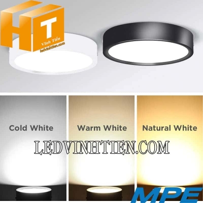 Đèn ốp nổi vuông 24W 3 màu tràn viền MPE