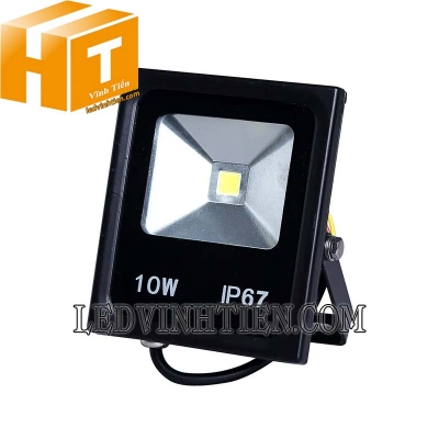 Đèn pha led 10w vỏ đen