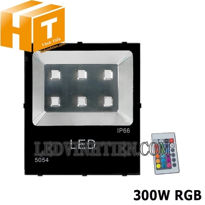 Đèn pha led 300W đổi màu