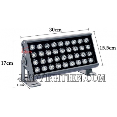 Đèn pha LED mắt hạt 36w