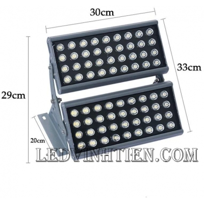 Đèn pha LED mắt hạt 72W