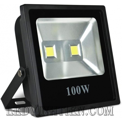 Đèn pha led vỏ đen 100W