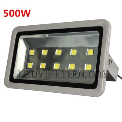 Đèn pha led 500W vỏ xám