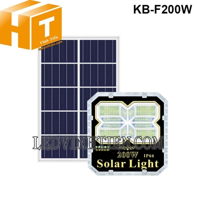 Đèn pha năng lượng mặt trời 200W