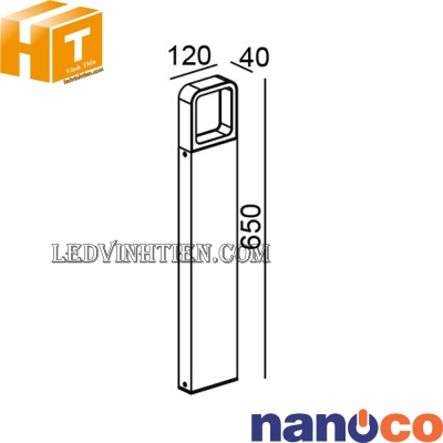 Đèn sân vườn NGL2723 Nanoco