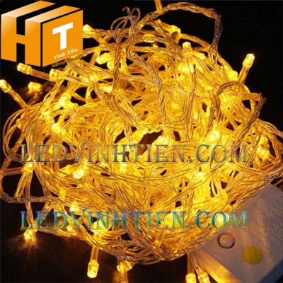 Đèn trang trí noel 5m màu vàng đậm