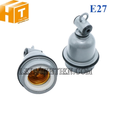 Đui Ly treo đèn E27 đui sứ vặn