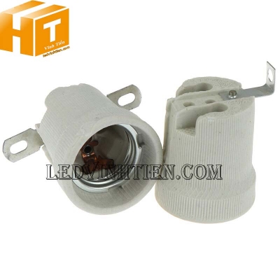 Đui đèn sứ e27 bát L