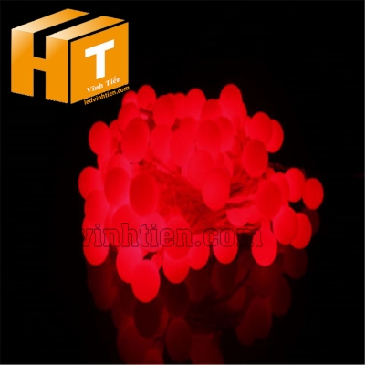 Đèn led bi đục màu đỏ