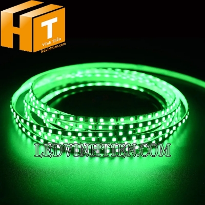 Led dây 12V 2835 120 led/m 3mm xanh lá