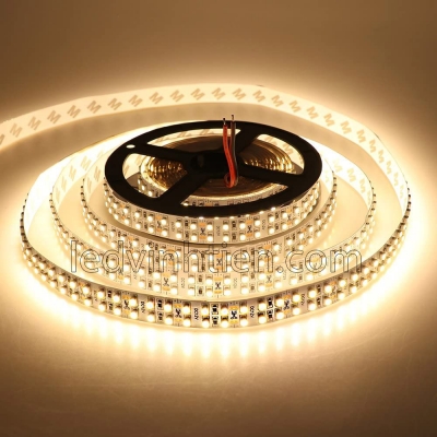 Led Dây 12V  Hai Hàng Led Màu Vàng
