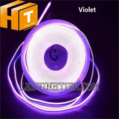 Đèn led dây COB 24V màu tím