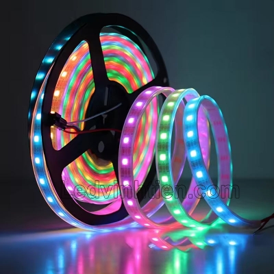 Led dây full màu 2815 12V bọc ống