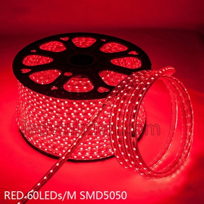 Led Dây 5050 220V Màu Đỏ