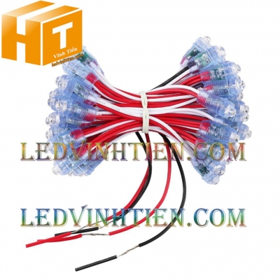 Led đúc F5 12V đế 9mm màu đỏ