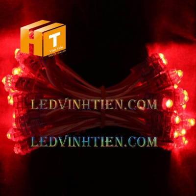 Led đúc F5 12V đế 9mm màu đỏ