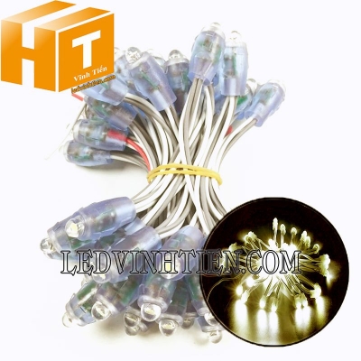 Led đúc f7 5V đầu trong màu vàng nắng