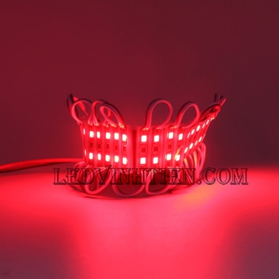 Led hắt 12V 2835 2 bóng màu đỏ