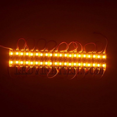 Led hắt 2 bóng 12V 2835 màu vàng cam