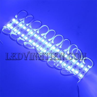 Led hắt 12V 2835 2 bóng xanh dương