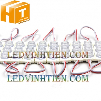 Led hắt 3 bóng 3030 xanh lá