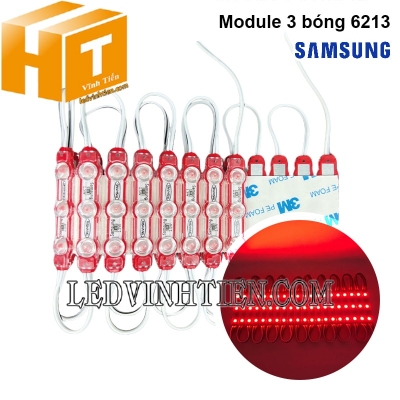 Led hắt 3 bóng Samsung 6213 màu đỏ
