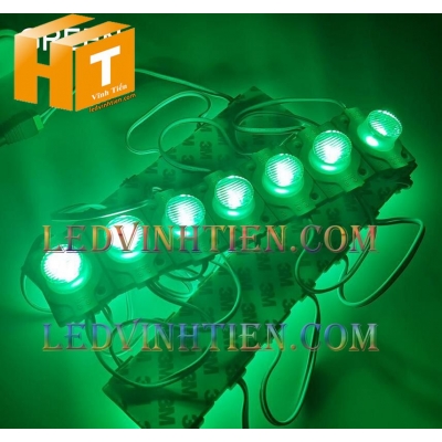 Led module 3030 xanh lá