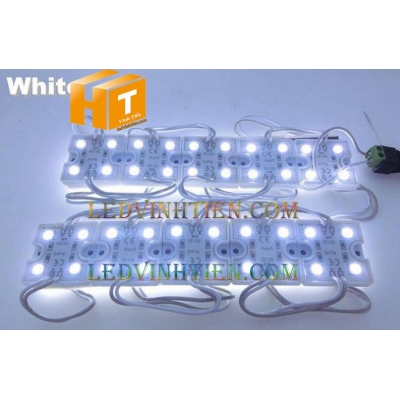 Led module 4 bóng 5050 đế nhựa màu trắng