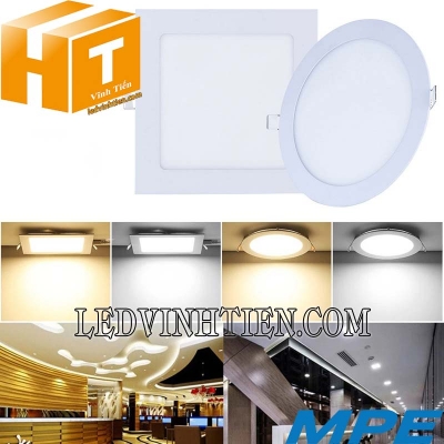 Led panel dimmable 15w trắng, vàng, trung tính