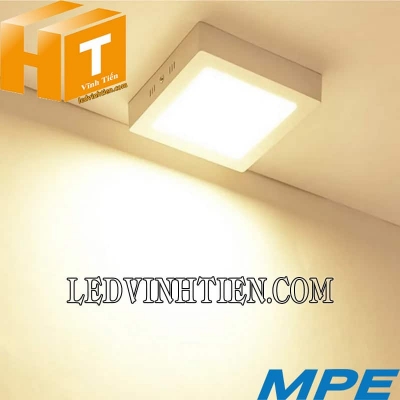Led panel ốp trần nổi vuông 6w, 12w, 18w, 24w SRPL trắng, vàng