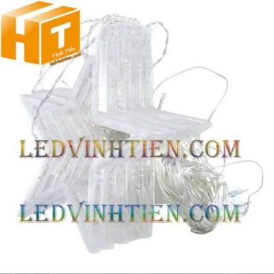 Led rèm ngôi sao màu xanh dương