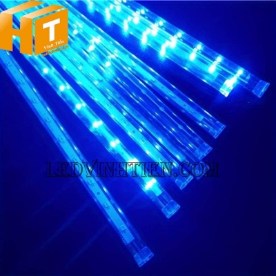 Đèn led sao băng màu xanh dương