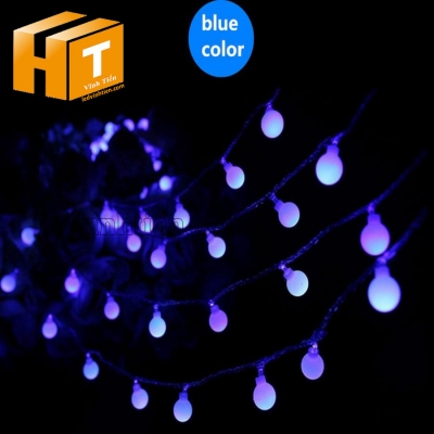 Đèn led cherry ball màu xanh dương