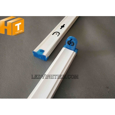 Máng đèn LED 1m2 đầu xanh