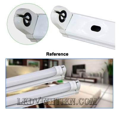 Máng đèn LED 1m2 dày