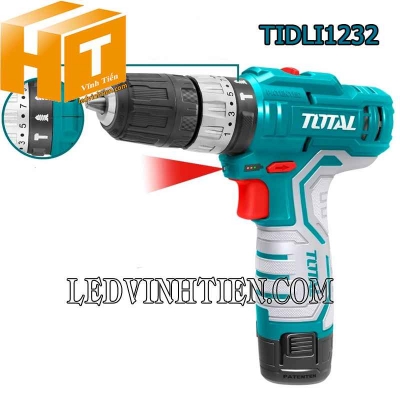 Máy khoan búa pin Total TIDLI1232