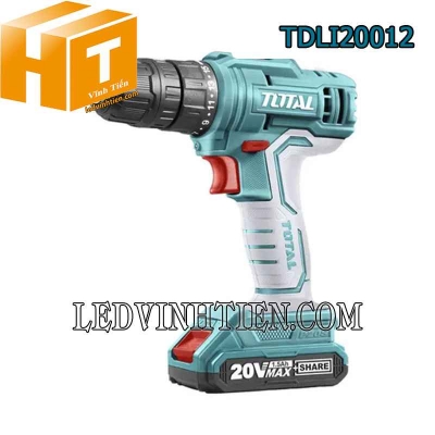 Máy khoan vặn vít dùng pin Total TDLI20012