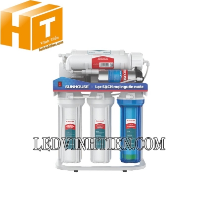 Máy lọc nước RO không vỏ 6 lõi Sunhouse SHA88512KV