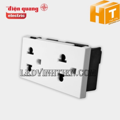 Ổ cắm 3 chấu ĐQ IW1 O3PD W Điện Quang