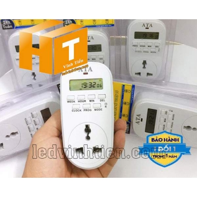 Ổ cắm điện hẹn giờ tự động ATA AT-20N