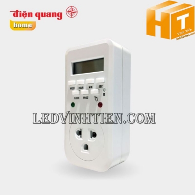 Ổ cắm hẹn giờ ĐQ ESK DT10 W 13 Điện Quang