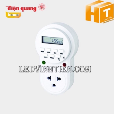 Ổ cắm hẹn giờ ĐQ ESK DT12 W 13 Điện Quang